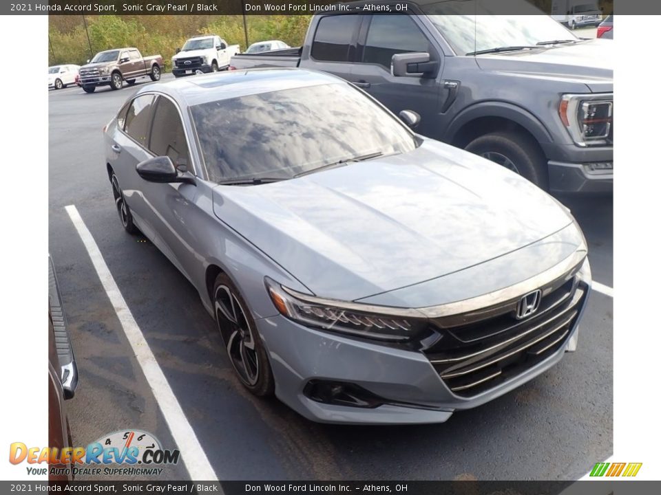2021 Honda Accord Sport Sonic Gray Pearl / Black Photo #2