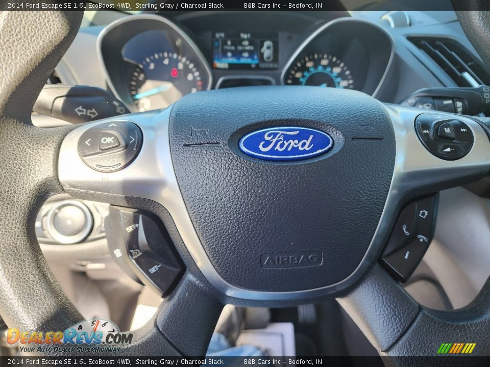 2014 Ford Escape SE 1.6L EcoBoost 4WD Sterling Gray / Charcoal Black Photo #17