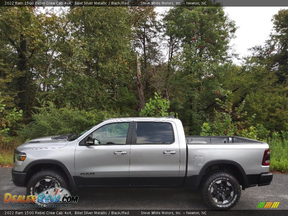 Billet Silver Metallic 2022 Ram 1500 Rebel Crew Cab 4x4 Photo #1