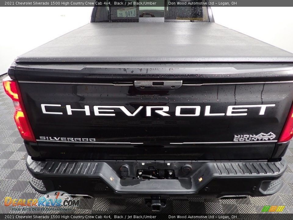 2021 Chevrolet Silverado 1500 High Country Crew Cab 4x4 Black / Jet Black/Umber Photo #12