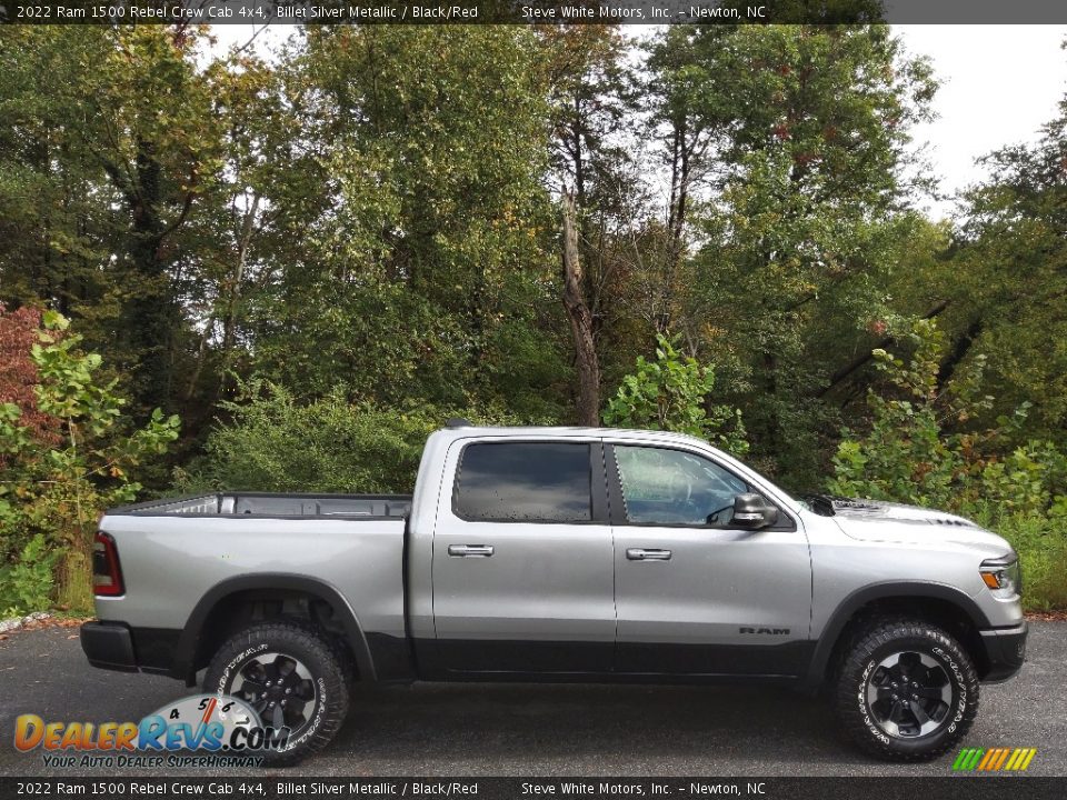 Billet Silver Metallic 2022 Ram 1500 Rebel Crew Cab 4x4 Photo #5