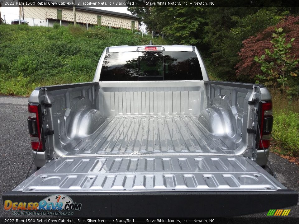 2022 Ram 1500 Rebel Crew Cab 4x4 Billet Silver Metallic / Black/Red Photo #8