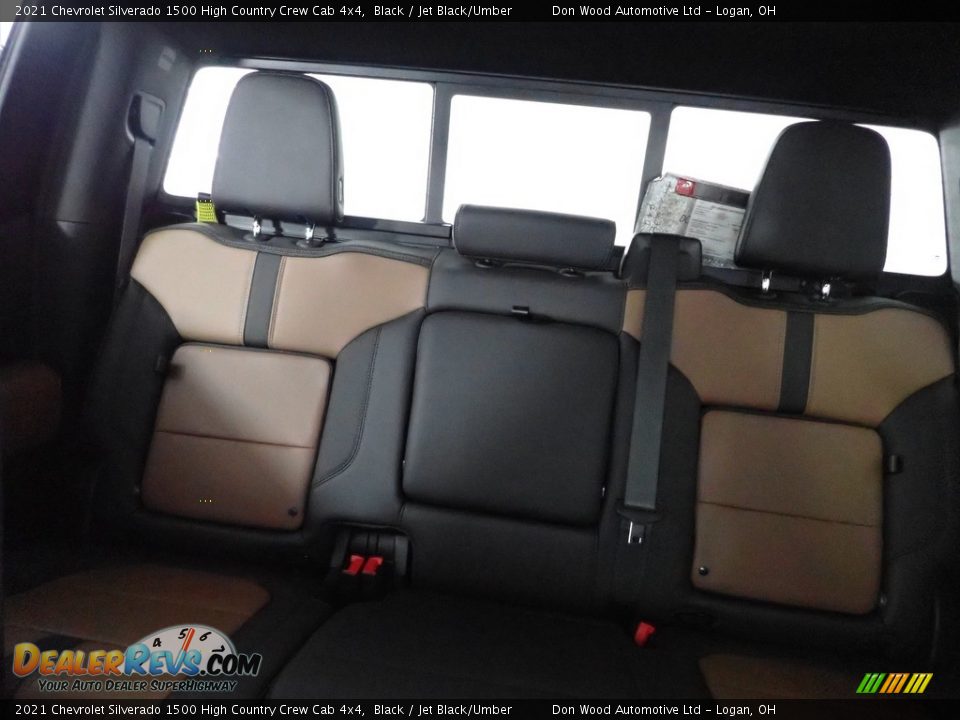 2021 Chevrolet Silverado 1500 High Country Crew Cab 4x4 Black / Jet Black/Umber Photo #25