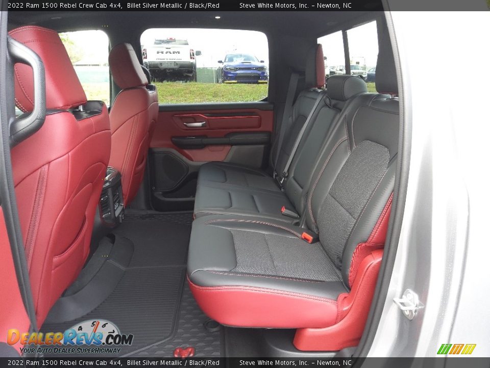 Rear Seat of 2022 Ram 1500 Rebel Crew Cab 4x4 Photo #15