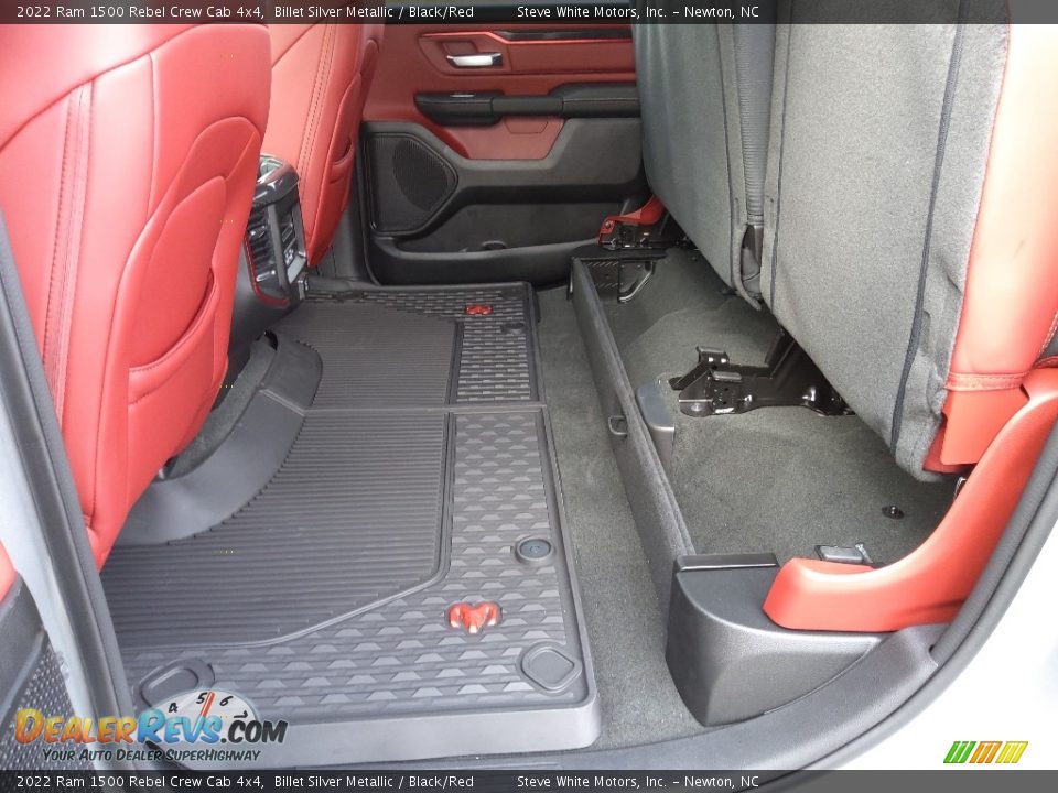 Rear Seat of 2022 Ram 1500 Rebel Crew Cab 4x4 Photo #16