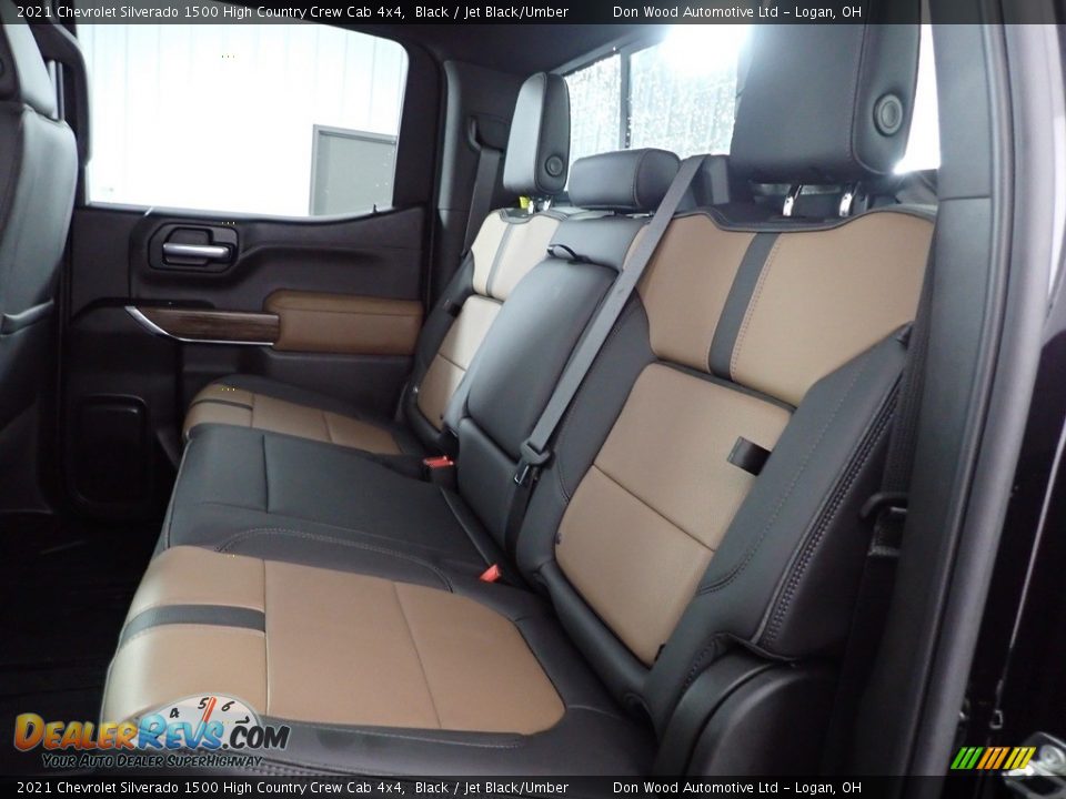 2021 Chevrolet Silverado 1500 High Country Crew Cab 4x4 Black / Jet Black/Umber Photo #27