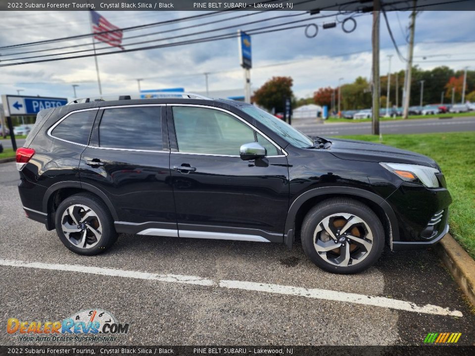 2022 Subaru Forester Touring Crystal Black Silica / Black Photo #6