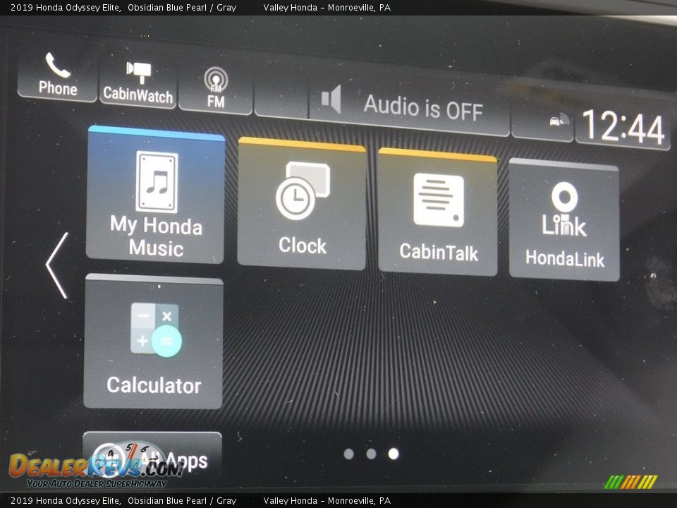 2019 Honda Odyssey Elite Obsidian Blue Pearl / Gray Photo #25