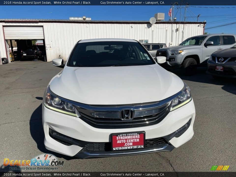 2016 Honda Accord Sport Sedan White Orchid Pearl / Black Photo #1