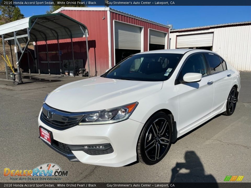 2016 Honda Accord Sport Sedan White Orchid Pearl / Black Photo #3