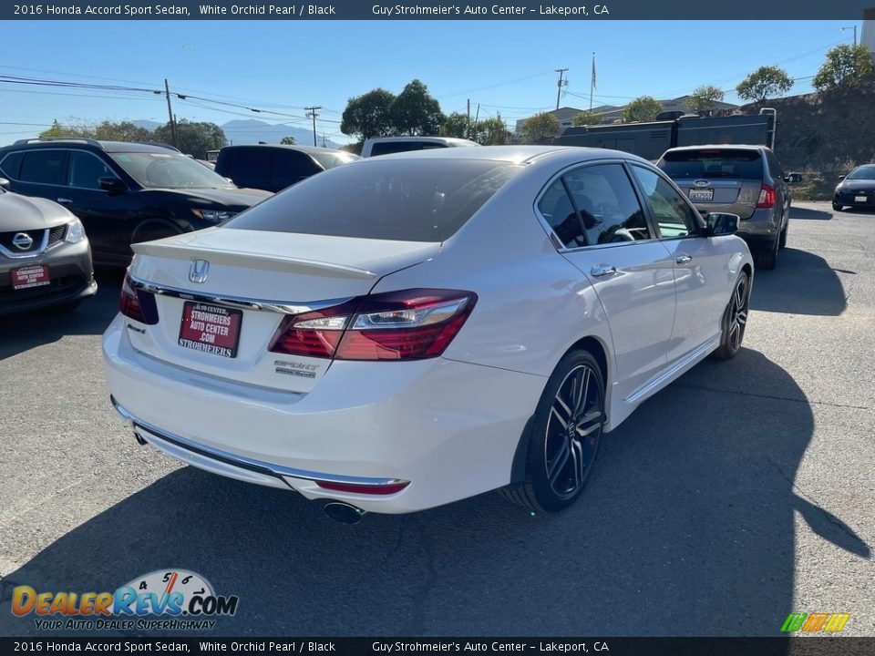 2016 Honda Accord Sport Sedan White Orchid Pearl / Black Photo #6