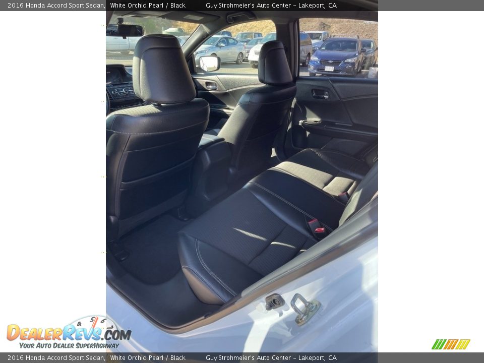 2016 Honda Accord Sport Sedan White Orchid Pearl / Black Photo #7