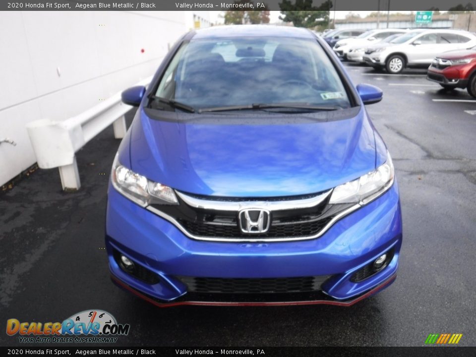 2020 Honda Fit Sport Aegean Blue Metallic / Black Photo #4