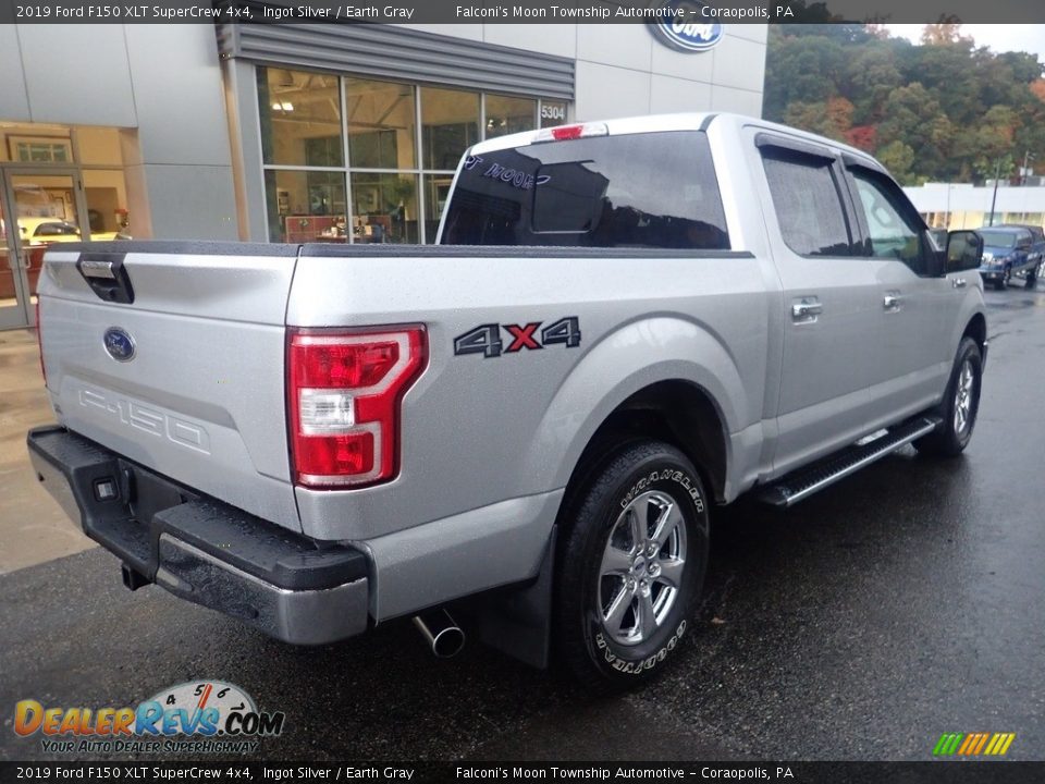 2019 Ford F150 XLT SuperCrew 4x4 Ingot Silver / Earth Gray Photo #2