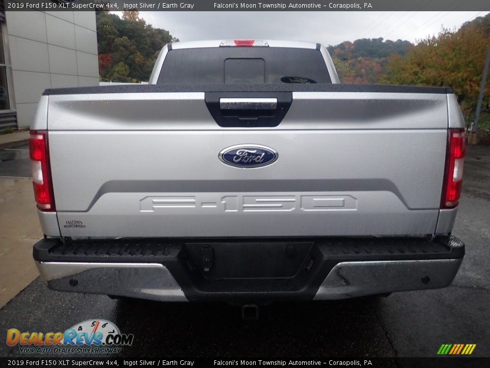 2019 Ford F150 XLT SuperCrew 4x4 Ingot Silver / Earth Gray Photo #3