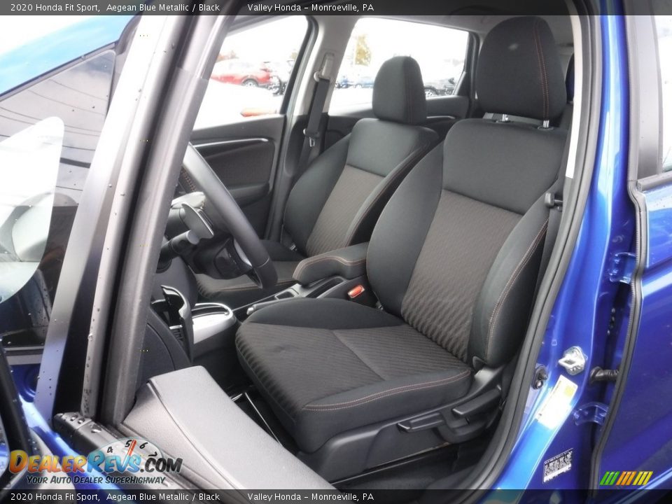 2020 Honda Fit Sport Aegean Blue Metallic / Black Photo #11