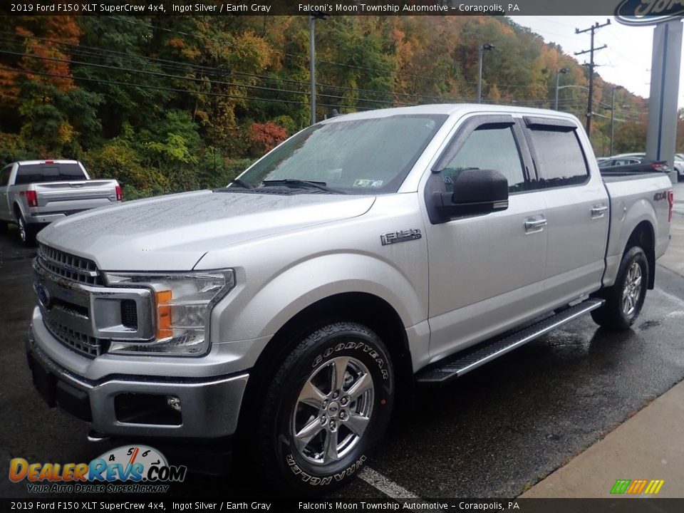 2019 Ford F150 XLT SuperCrew 4x4 Ingot Silver / Earth Gray Photo #6