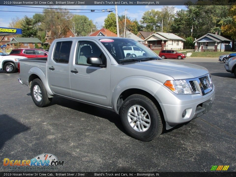 2019 Nissan Frontier SV Crew Cab Brilliant Silver / Steel Photo #5