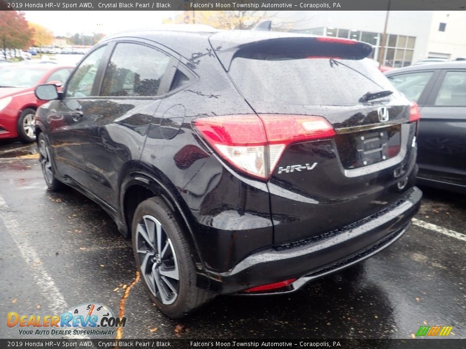 2019 Honda HR-V Sport AWD Crystal Black Pearl / Black Photo #2