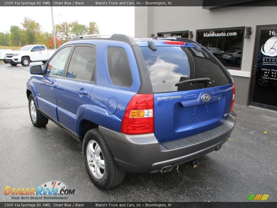 2005 Kia Sportage EX 4WD Smart Blue / Black Photo #3