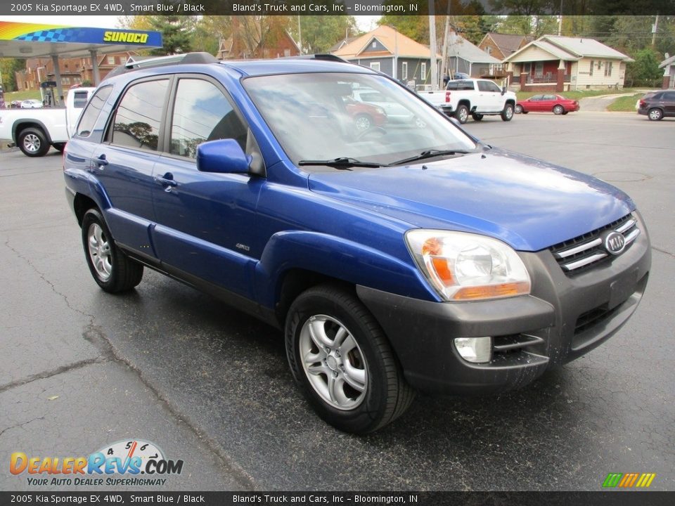 2005 Kia Sportage EX 4WD Smart Blue / Black Photo #5