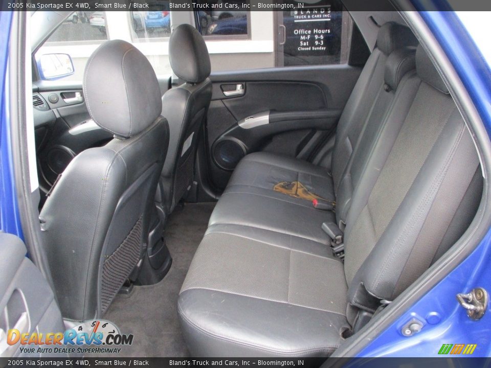 2005 Kia Sportage EX 4WD Smart Blue / Black Photo #8