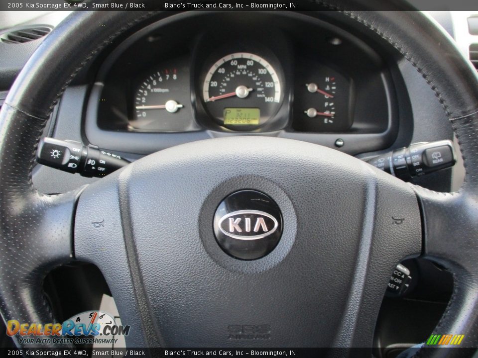2005 Kia Sportage EX 4WD Smart Blue / Black Photo #12
