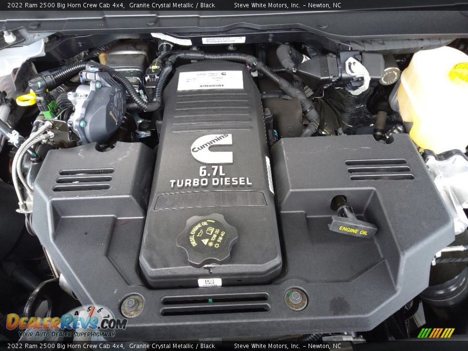 2022 Ram 2500 Big Horn Crew Cab 4x4 6.7 Liter OHV 24-Valve Cummins Turbo-Diesel inline 6 Cylinder Engine Photo #10