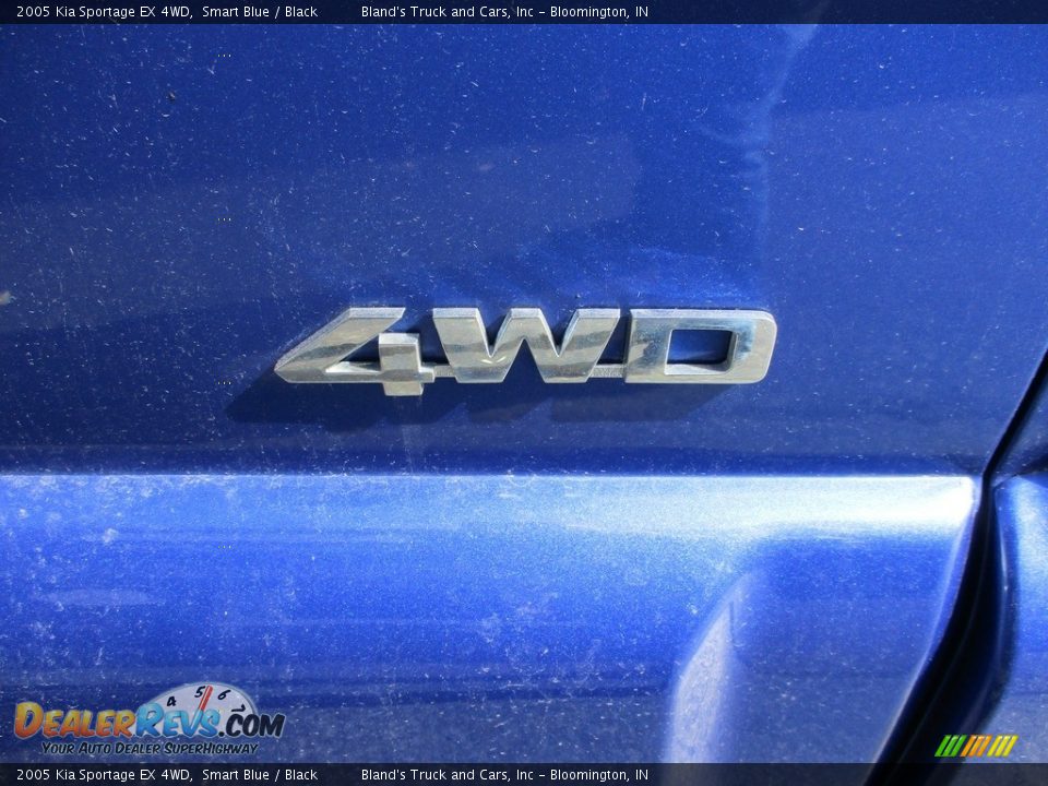 2005 Kia Sportage EX 4WD Smart Blue / Black Photo #21