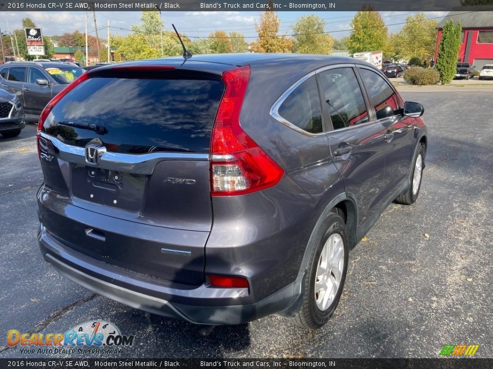 2016 Honda CR-V SE AWD Modern Steel Metallic / Black Photo #6