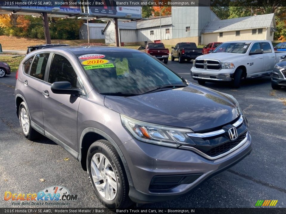 2016 Honda CR-V SE AWD Modern Steel Metallic / Black Photo #7