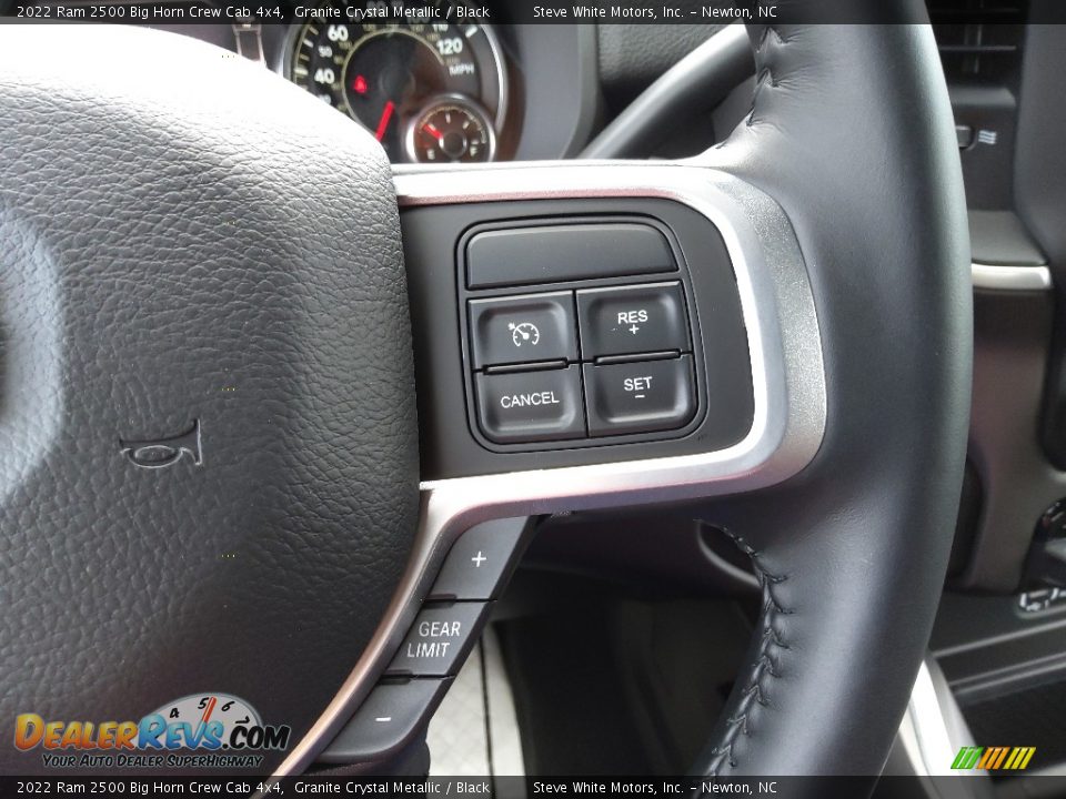 2022 Ram 2500 Big Horn Crew Cab 4x4 Granite Crystal Metallic / Black Photo #21
