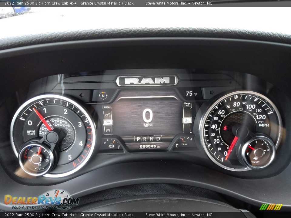 2022 Ram 2500 Big Horn Crew Cab 4x4 Gauges Photo #22