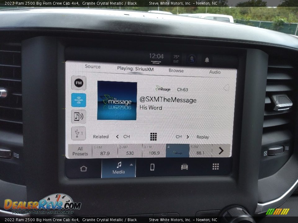 2022 Ram 2500 Big Horn Crew Cab 4x4 Granite Crystal Metallic / Black Photo #24
