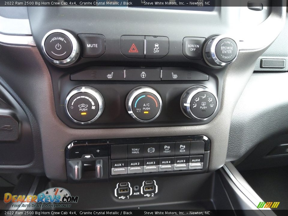 2022 Ram 2500 Big Horn Crew Cab 4x4 Granite Crystal Metallic / Black Photo #26