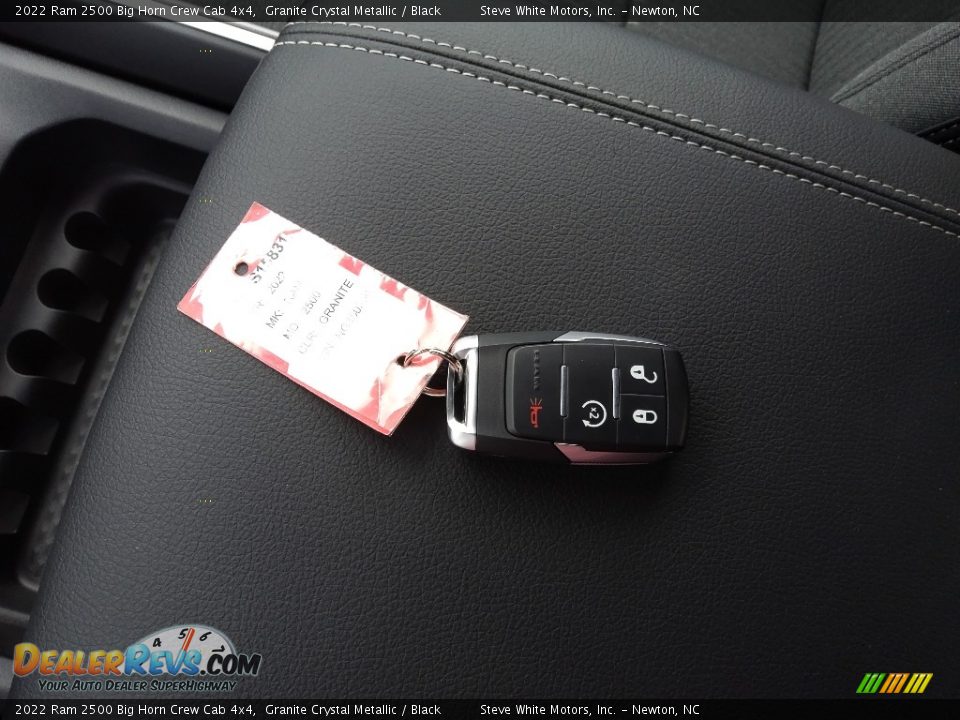 2022 Ram 2500 Big Horn Crew Cab 4x4 Granite Crystal Metallic / Black Photo #32