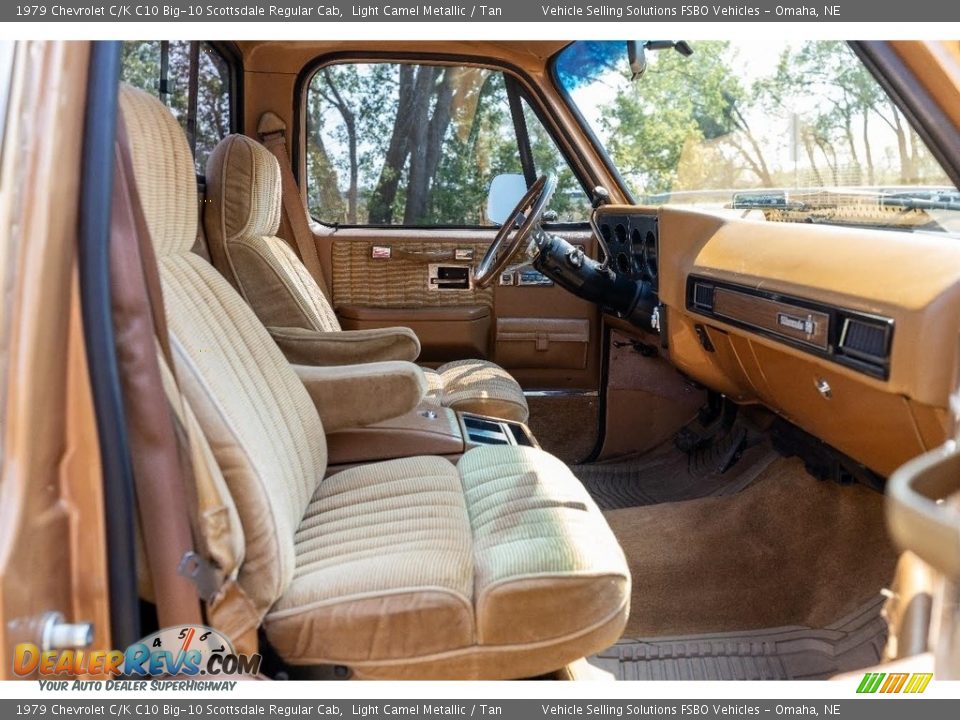 Tan Interior - 1979 Chevrolet C/K C10 Big-10 Scottsdale Regular Cab Photo #6