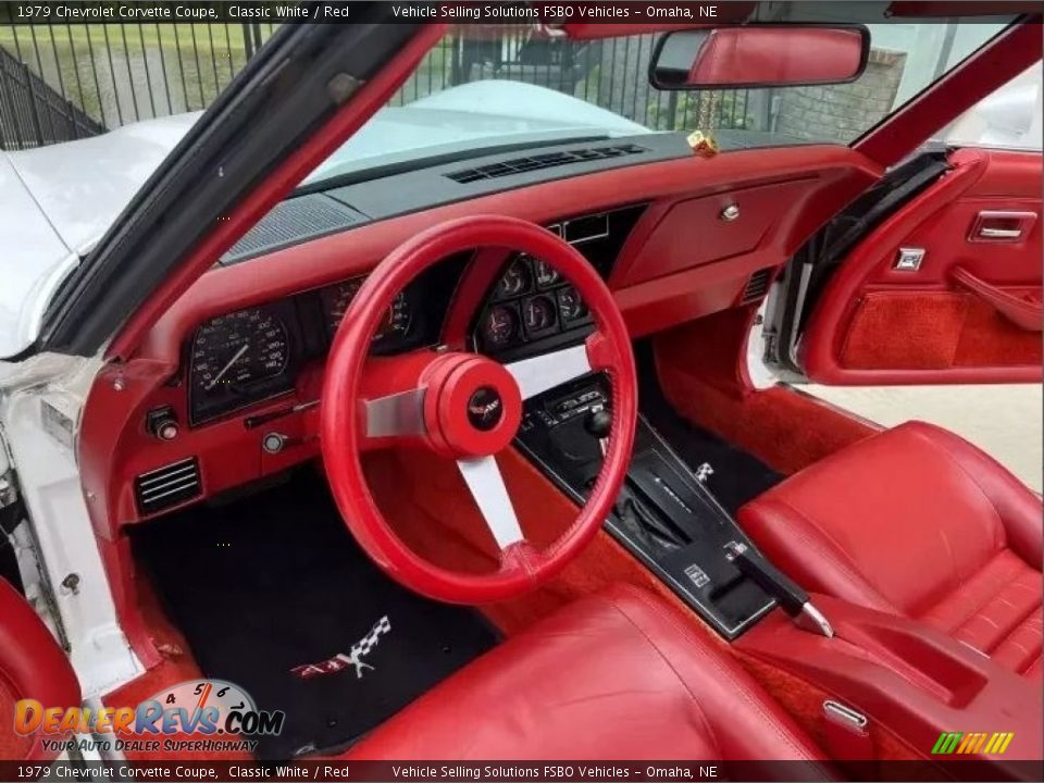 Red Interior - 1979 Chevrolet Corvette Coupe Photo #11