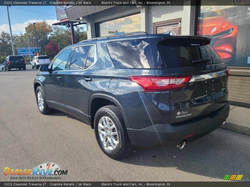 2020 Chevrolet Traverse LT Graphite Metallic / Jet Black Photo #34