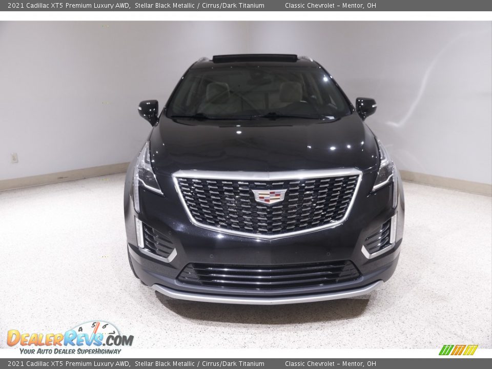 2021 Cadillac XT5 Premium Luxury AWD Stellar Black Metallic / Cirrus/Dark Titanium Photo #2