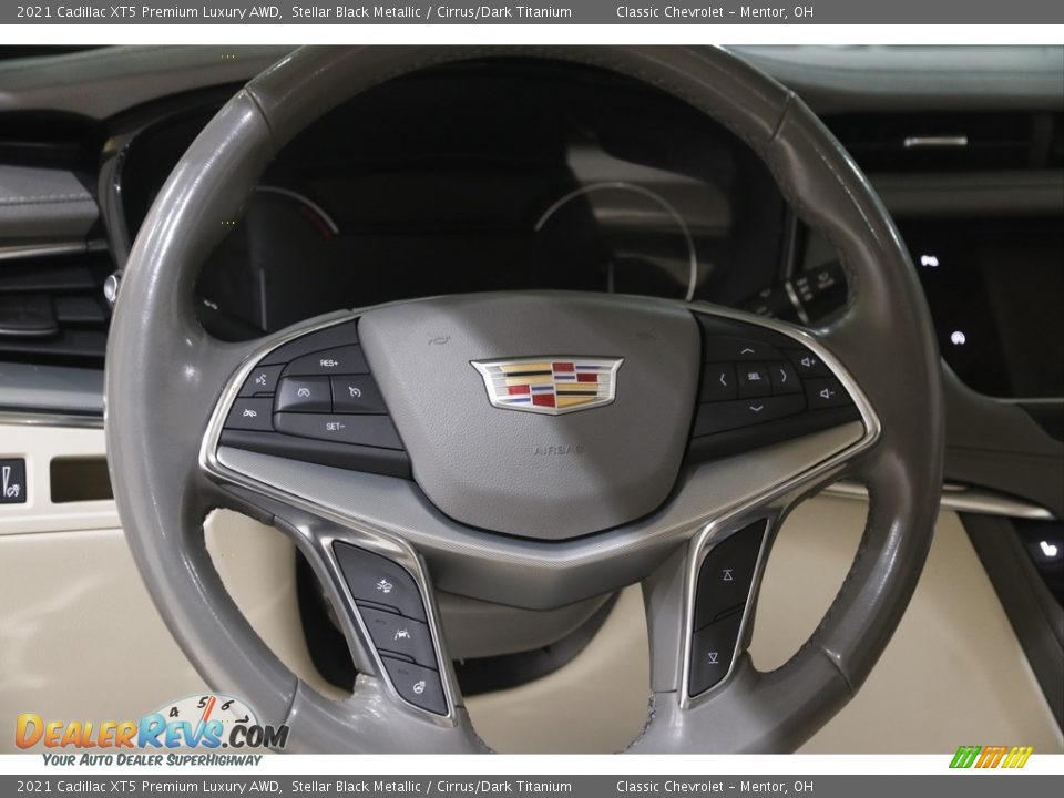 2021 Cadillac XT5 Premium Luxury AWD Steering Wheel Photo #7