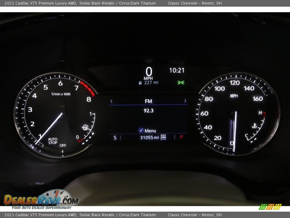 2021 Cadillac XT5 Premium Luxury AWD Gauges Photo #8