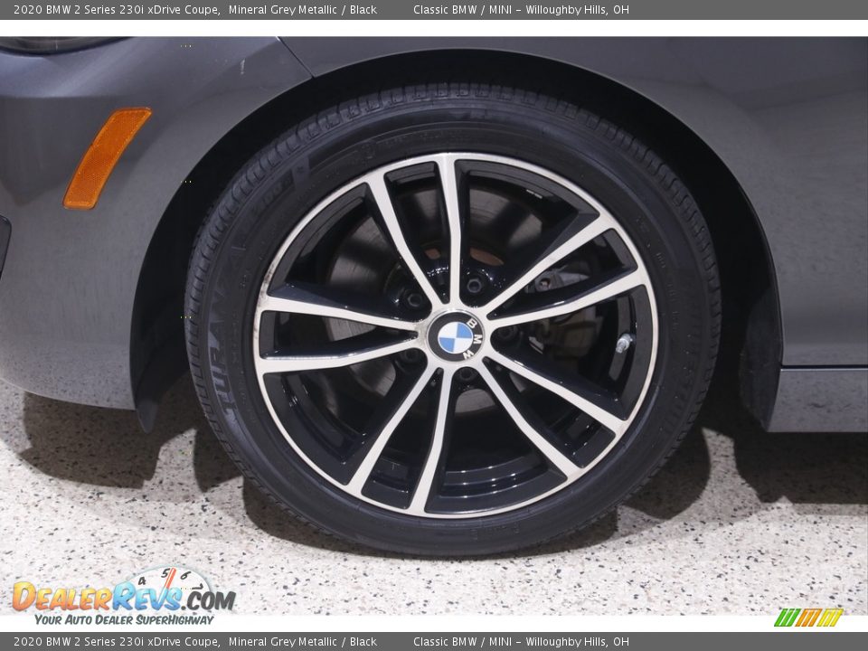 2020 BMW 2 Series 230i xDrive Coupe Mineral Grey Metallic / Black Photo #24