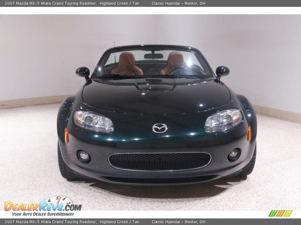 2007 Mazda MX-5 Miata Grand Touring Roadster Highland Green / Tan Photo #3