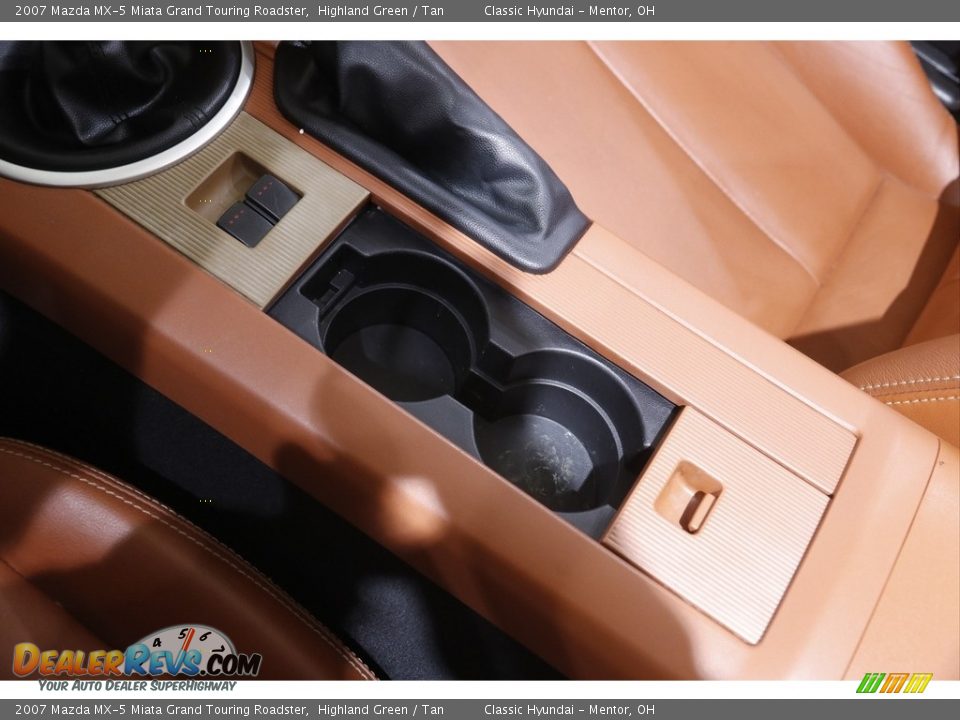 2007 Mazda MX-5 Miata Grand Touring Roadster Highland Green / Tan Photo #14