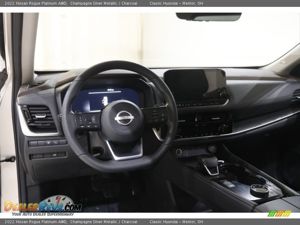 Dashboard of 2022 Nissan Rogue Platinum AWD Photo #6