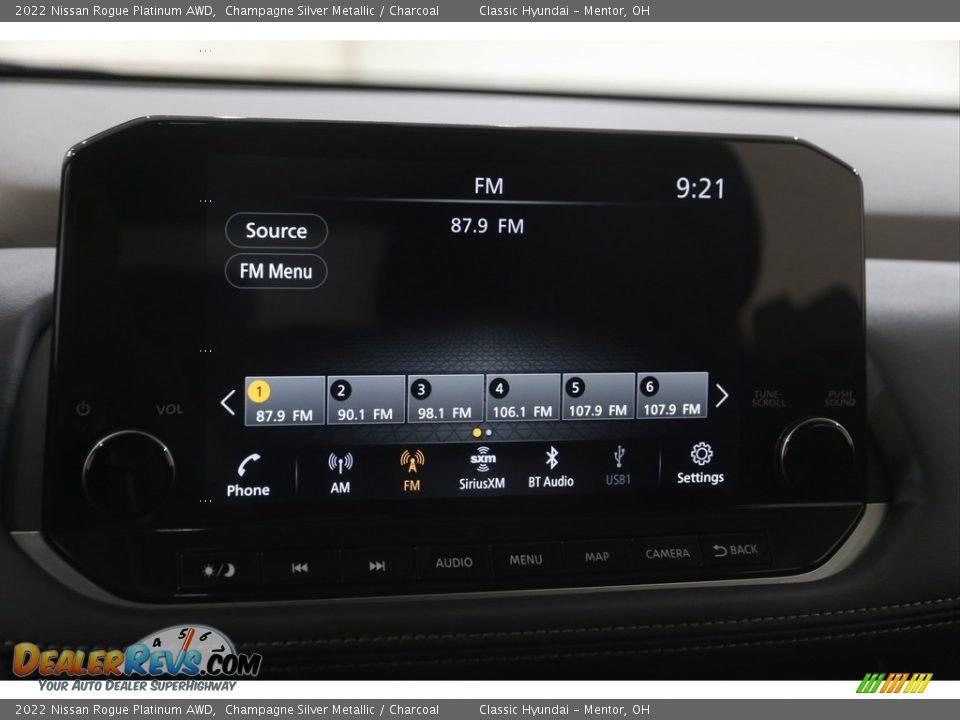 Audio System of 2022 Nissan Rogue Platinum AWD Photo #11