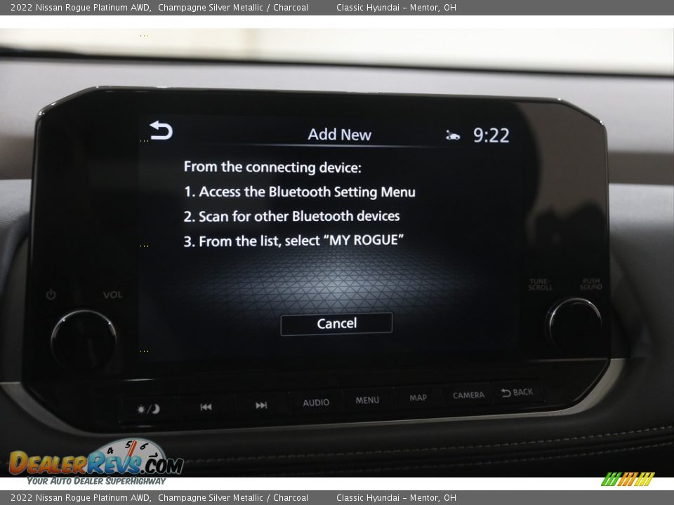 2022 Nissan Rogue Platinum AWD Champagne Silver Metallic / Charcoal Photo #12