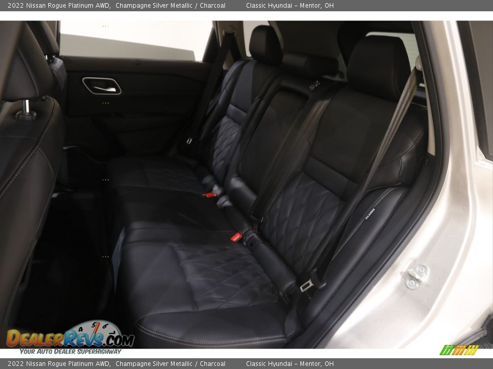 Rear Seat of 2022 Nissan Rogue Platinum AWD Photo #18