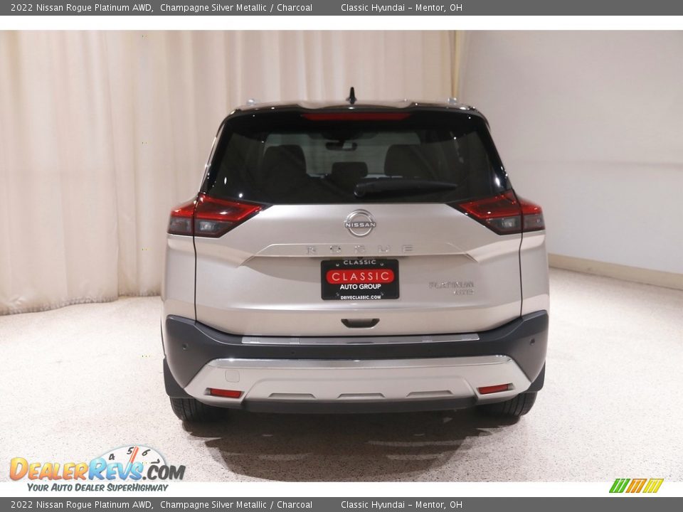 2022 Nissan Rogue Platinum AWD Champagne Silver Metallic / Charcoal Photo #19